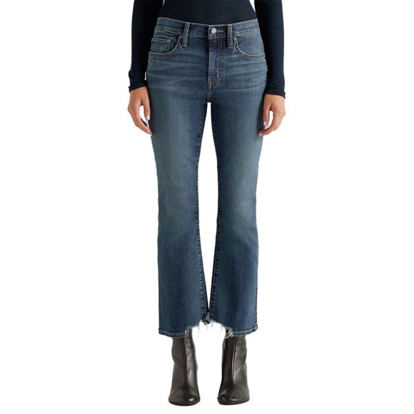 NWT Edwin Cassia Cropped Bootcut Jean in Karma - Picture 1 of 12